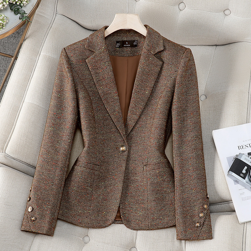 Women Formal Wear Office - Blazer de oficina para mujer, chaqueta