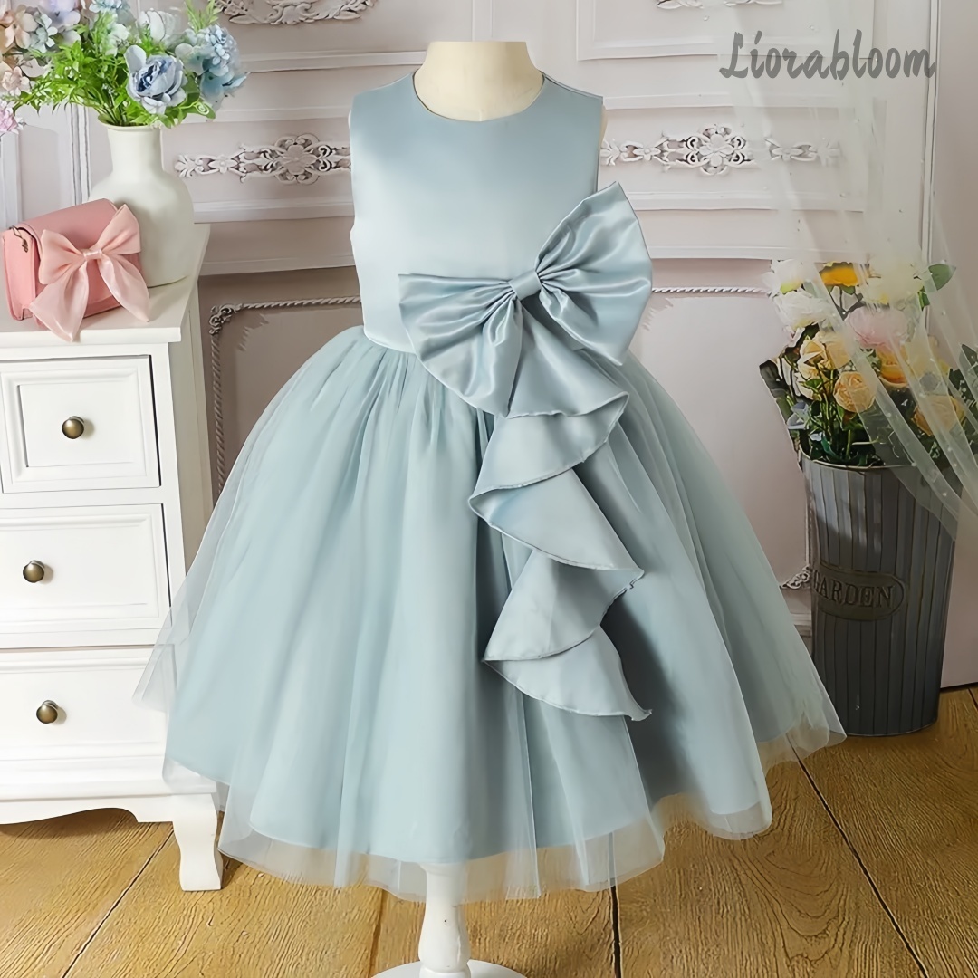 Large Women'S Formal Wear - Vestido de noche azul para niñas,