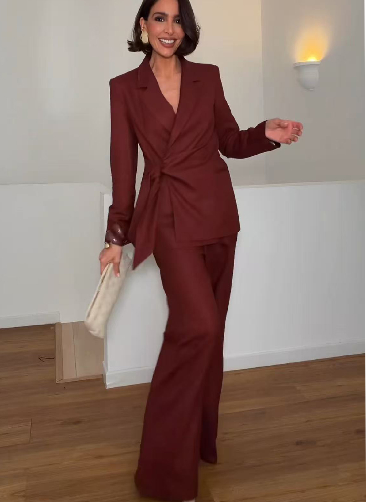 Women Formal Wear Office - Traje de Blazer y Pantalón para