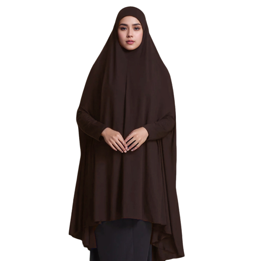 Women Formal Wear Hijab - Caftán Musulmán Liso, Abayas, Ropa Modesta,