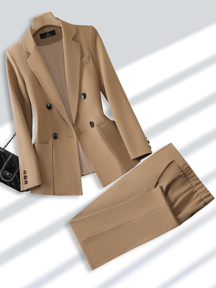 Women Formal Wear Office - Traje Formal de 2 piezas con