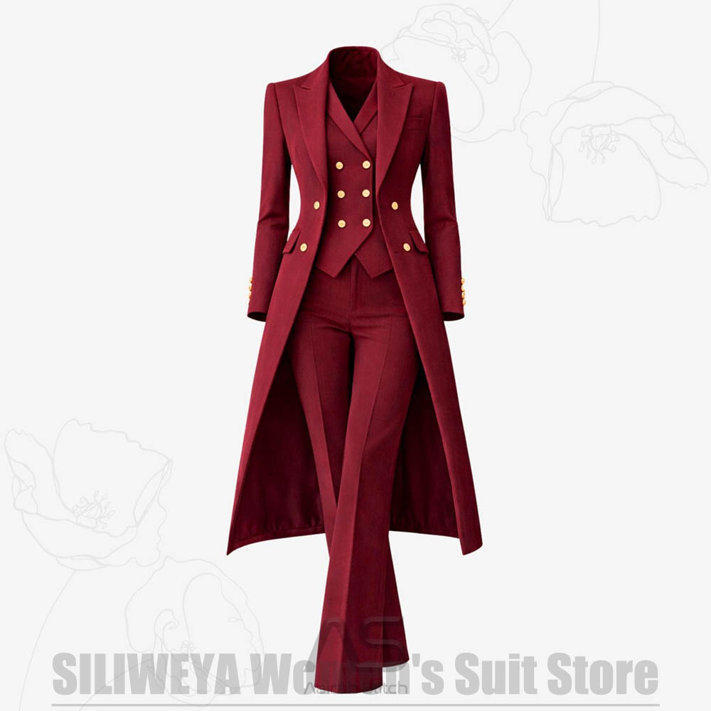 Women Formal Wear Office - Traje de Mujer de 3 Piezas,