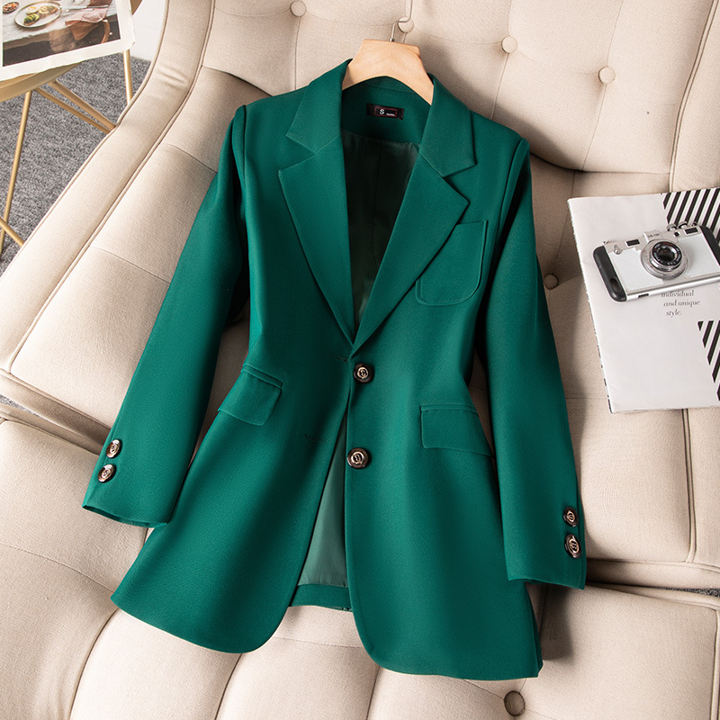 Women Formal Wear Office - Blazer Formal azul, negro y verde