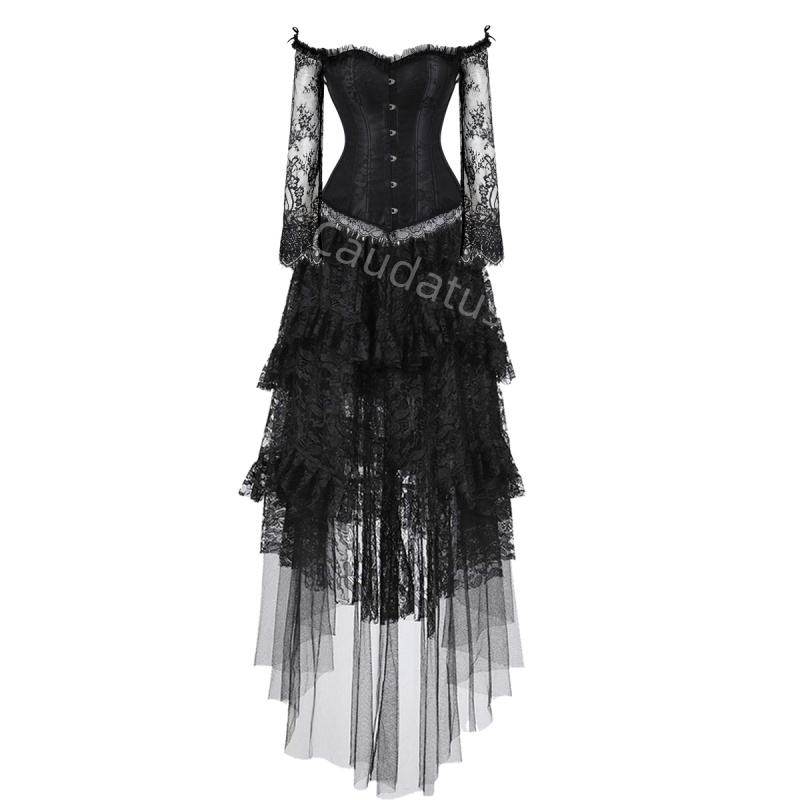 Vestido con corsé de talla gra - Women'S Green Formal Wear reseña y precio