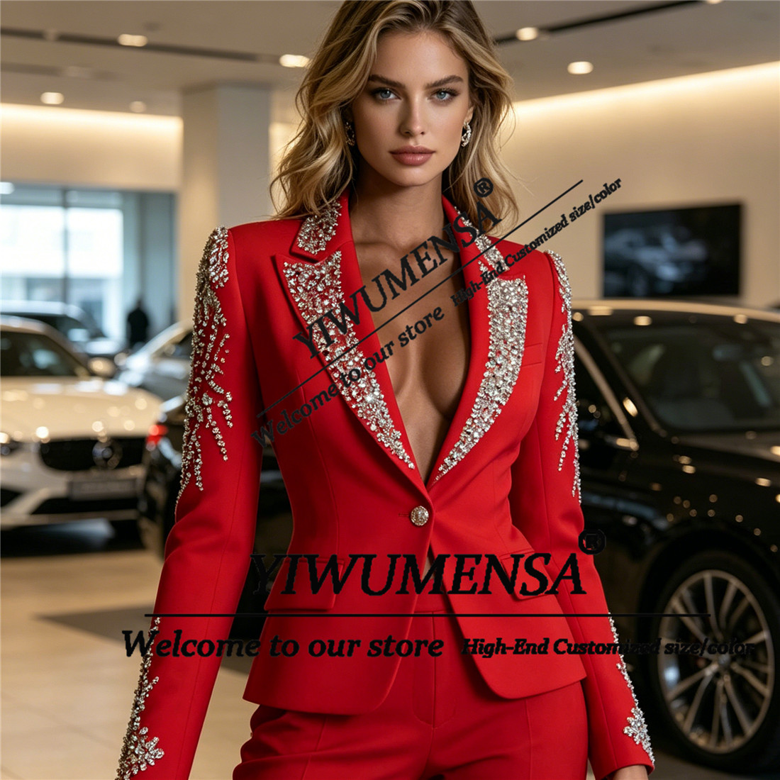 Trajes de Lujo para Mujer, Con - Women Formal Wear Pants reseña y precio