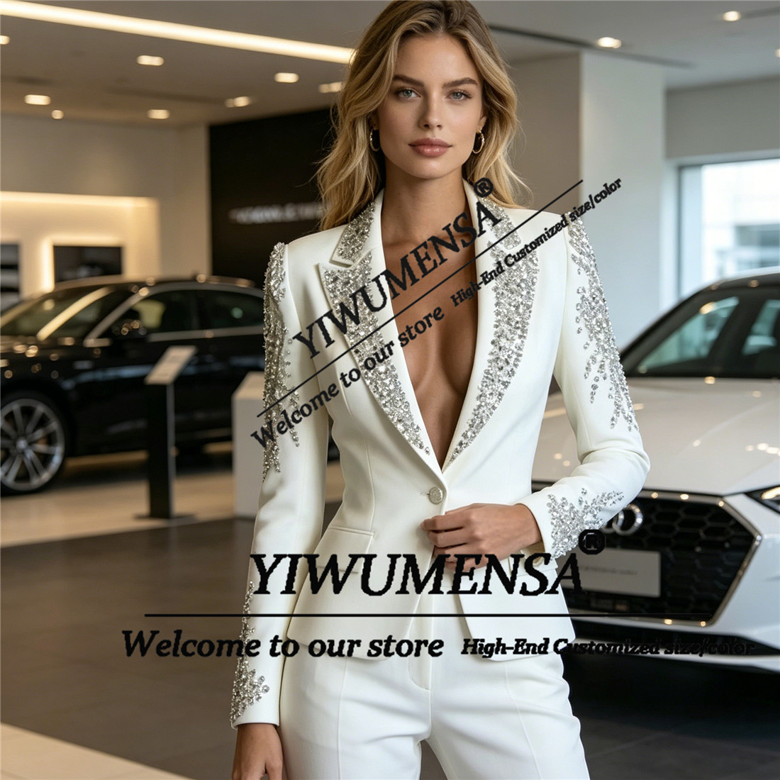 Trajes de Lujo para Mujer, Con - Women Formal Wear Pants reseña y precio