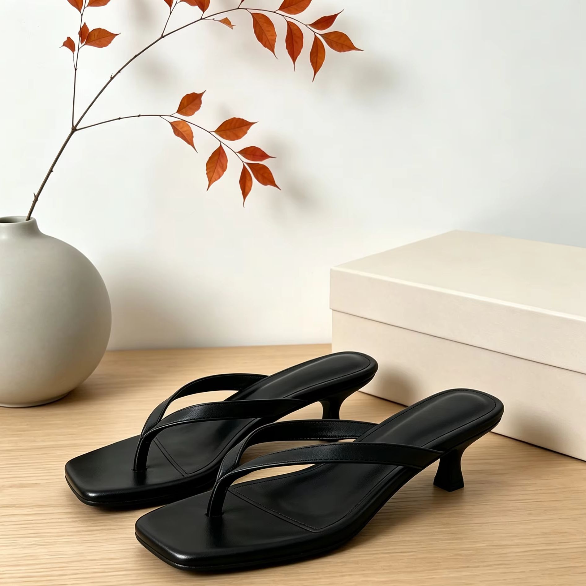 Sandalias de Tacón Bajo Tipo K - Kitten Heel Women reseña y precio