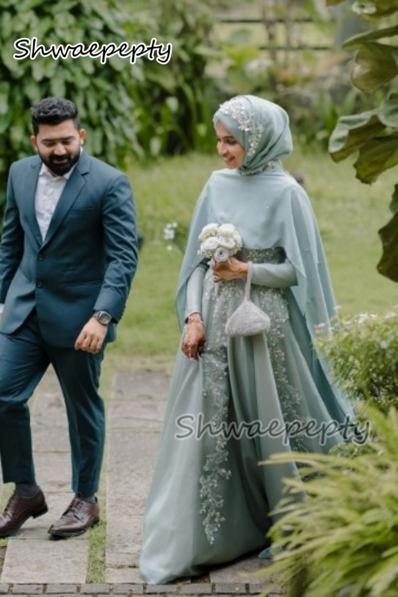 Vestido de noche musulmán eleg - Women Formal Wear Hijab reseña y precio