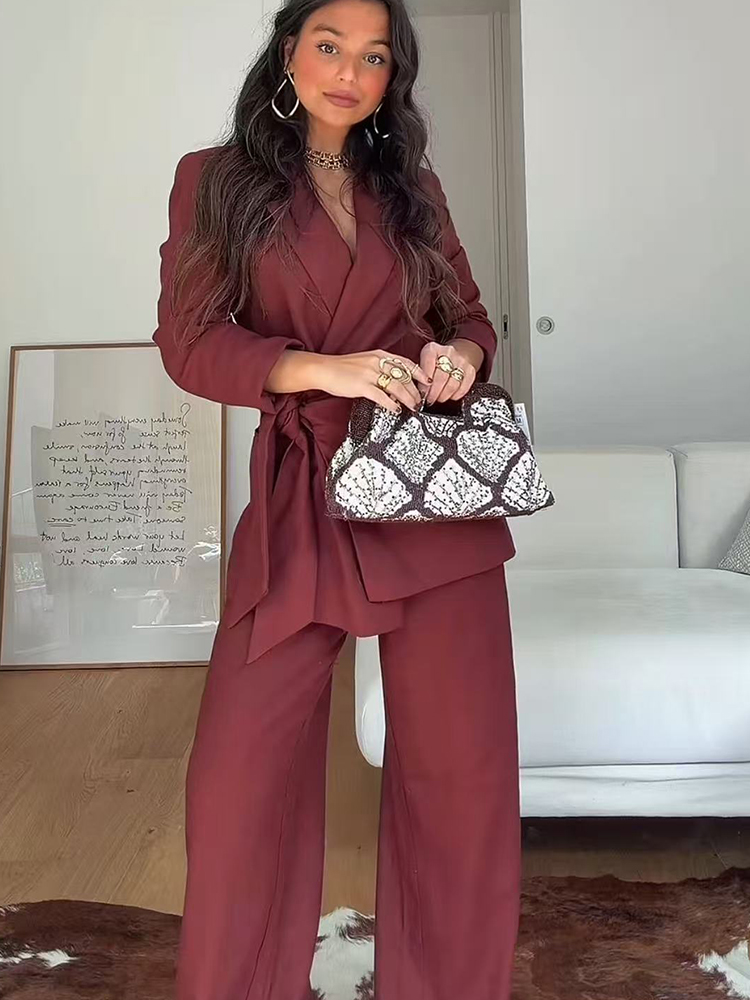 Traje de Blazer y Pantalón par - Women Formal Wear Office reseña y precio