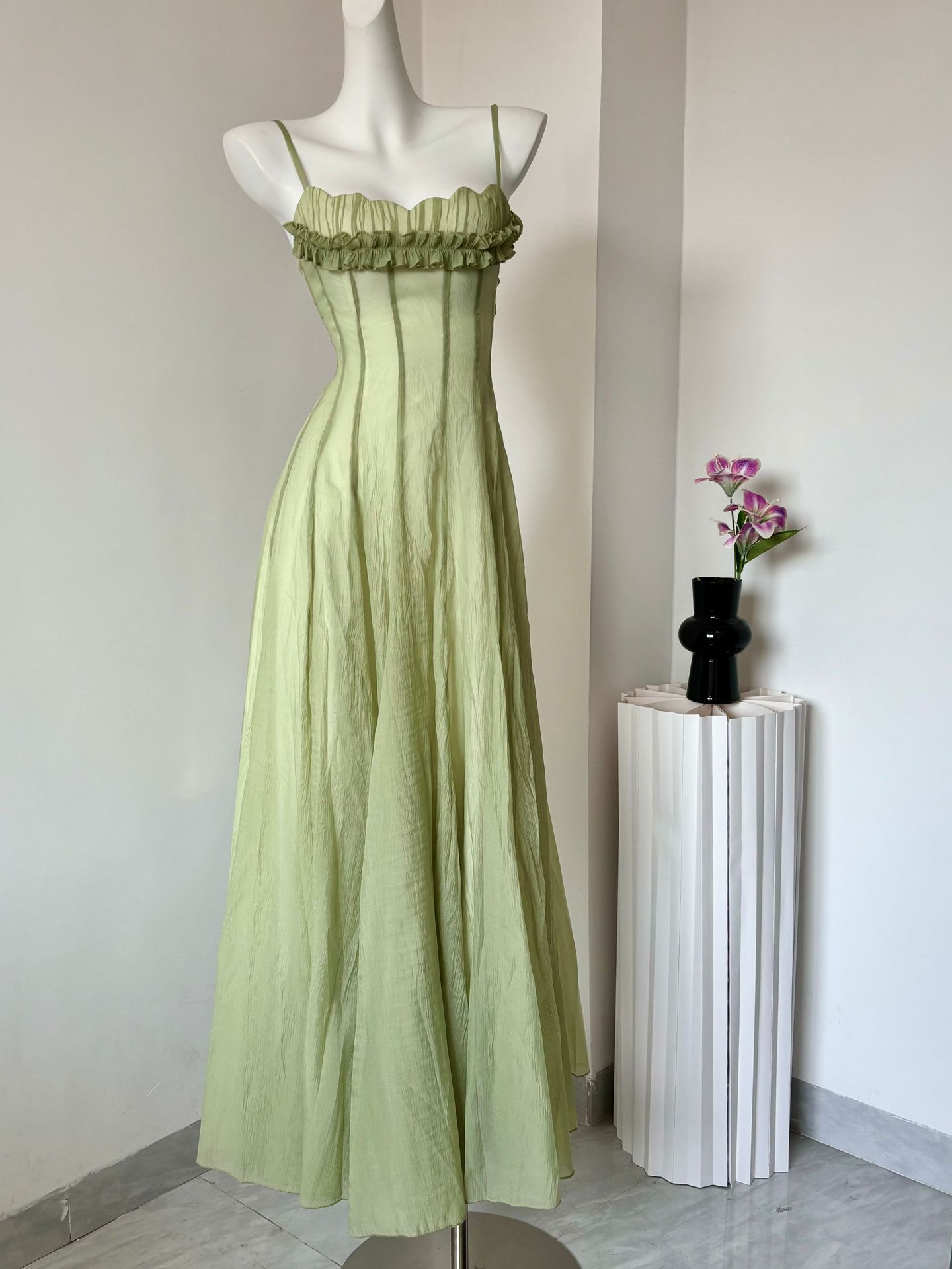 Vestido Largo Verde Estilo Vin - Women'S Green Formal Wear reseña y precio