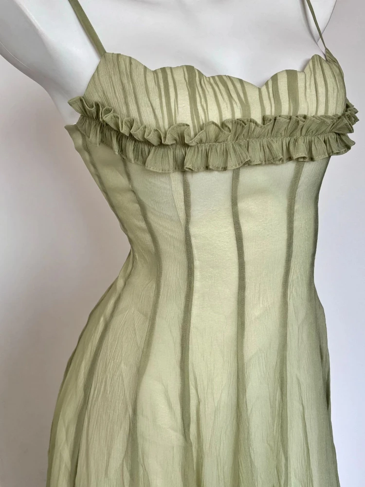 Vestido Largo Verde Estilo Vin - Women'S Green Formal Wear reseña y precio