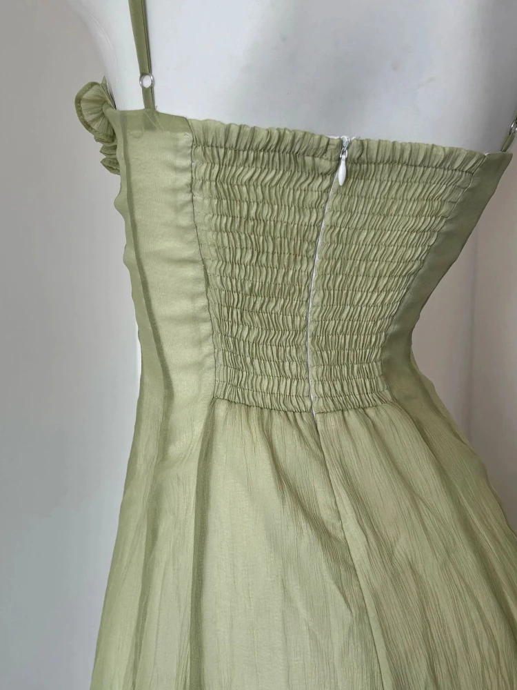 Vestido Largo Verde Estilo Vin - Women'S Green Formal Wear reseña y precio