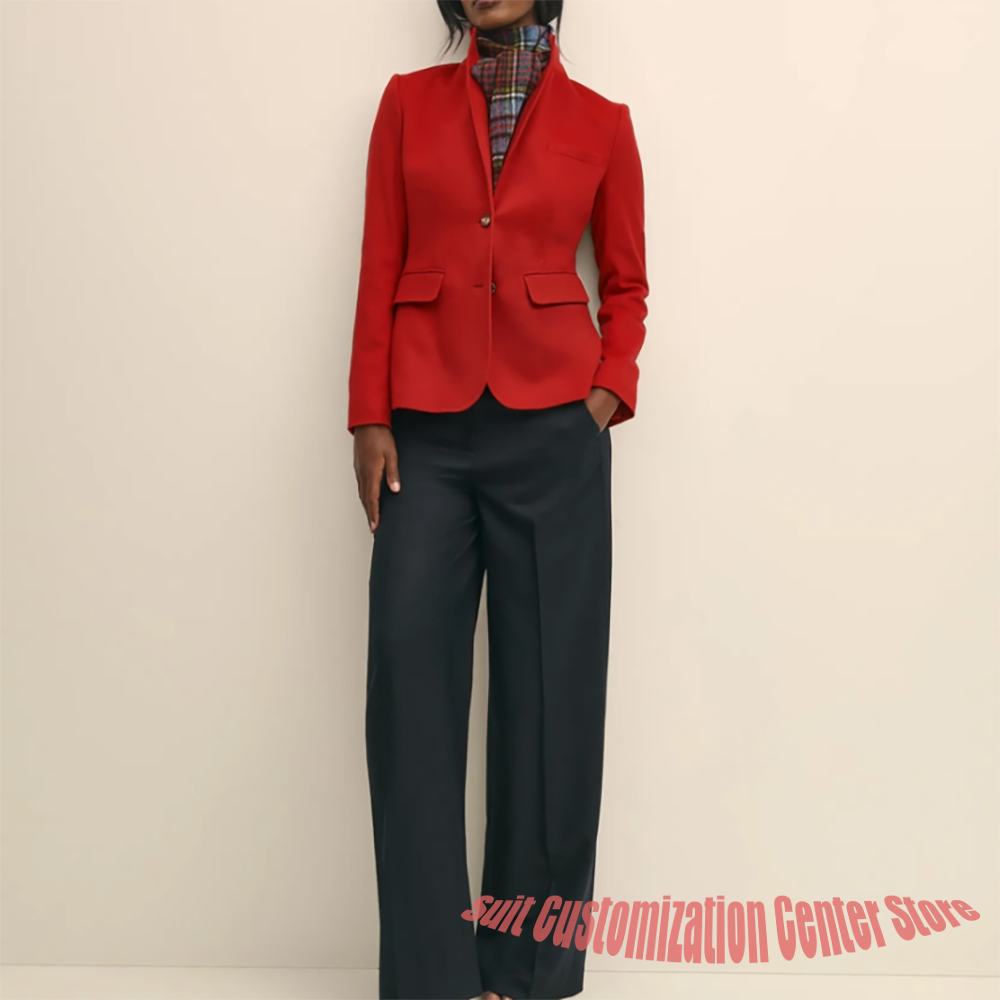 Ropa de lana azul marino para  - Women Formal Wear Pants reseña y precio