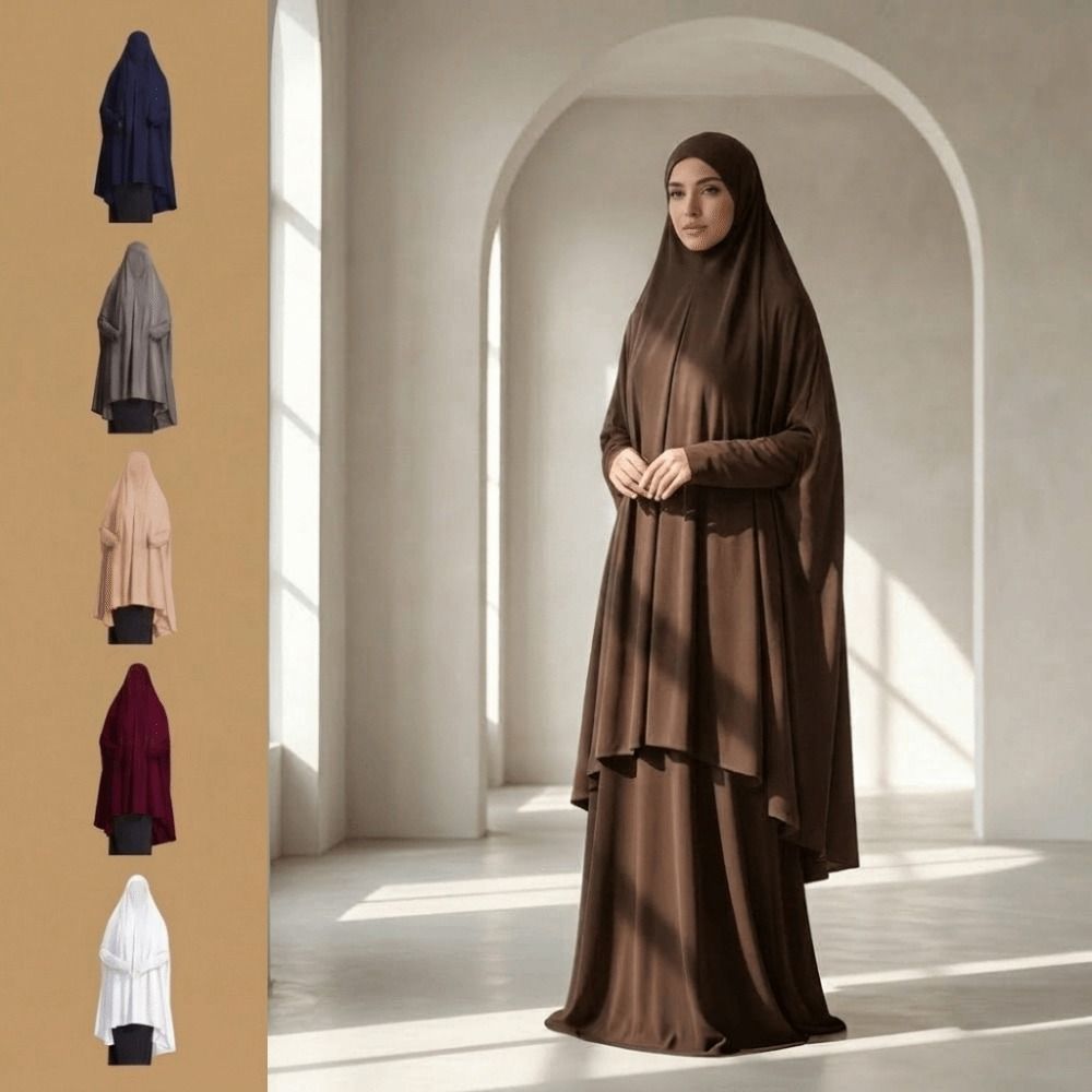 Caftán Musulmán Liso, Abayas E - Women Formal Wear Hijab reseña y precio