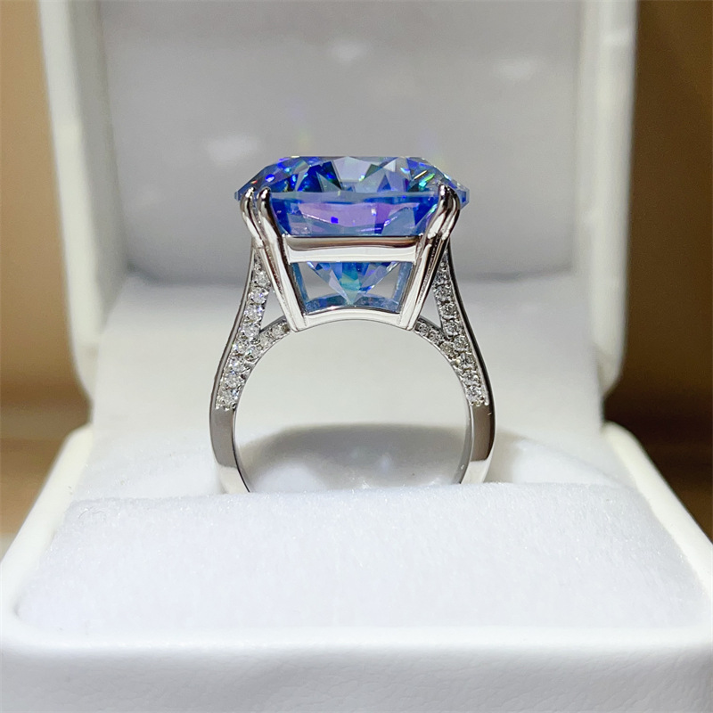 Anillo de Plata 925 con Moissa - Large Women'S Formal Wear reseña y precio