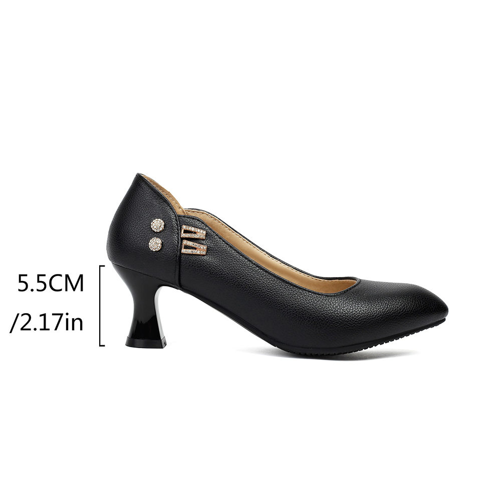 Zapatos de Tacón Bajo de 5 cm  - Large Women'S Formal Wear reseña y precio