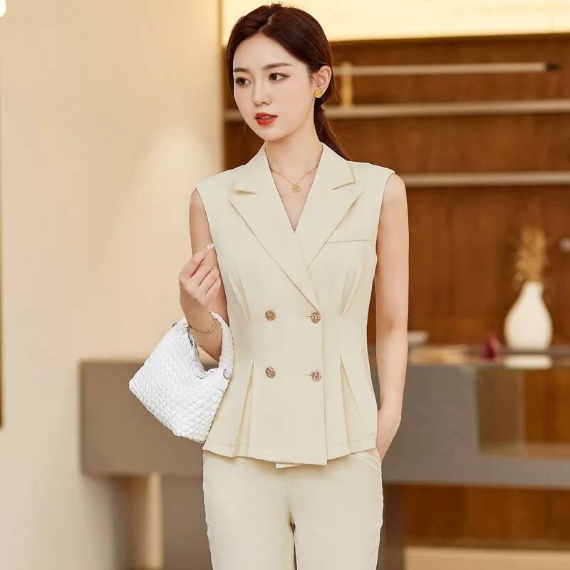 Trajes de pantalón elegantes p - Women Formal Wear Vest reseña y precio