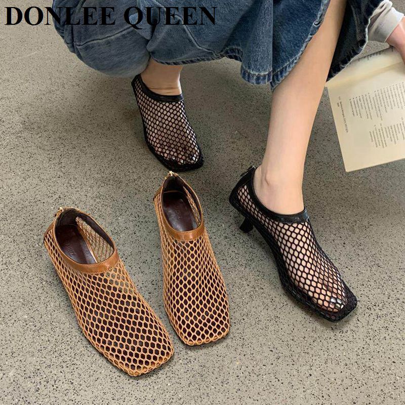 Sandalias mule vintage de mall - Kitten Heel Women reseña y precio