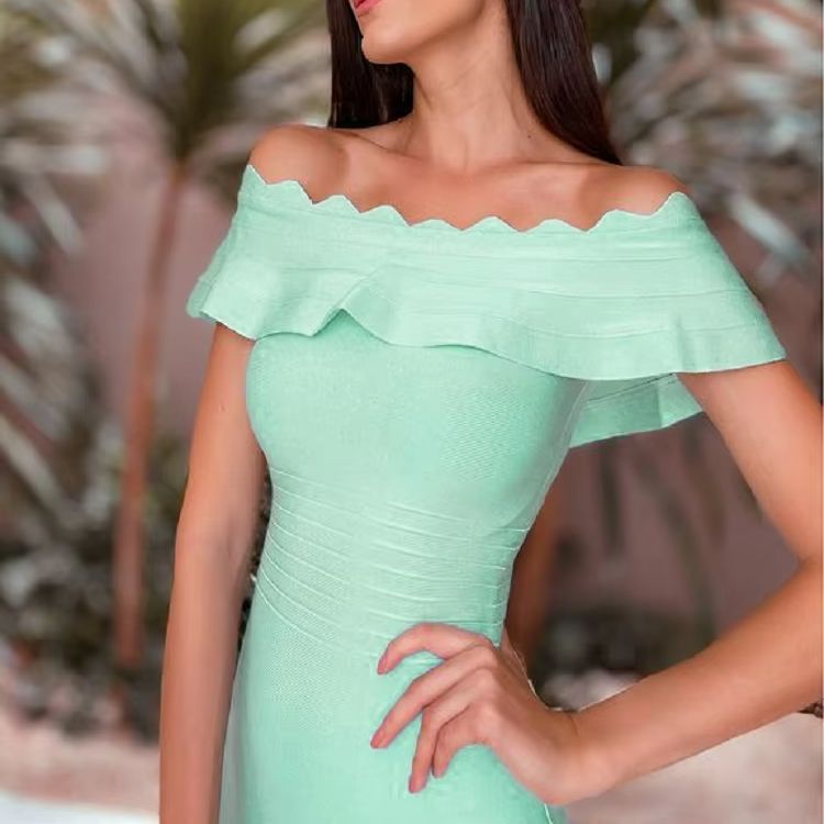 HQBORY Vestido largo de verano - Women'S Green Formal Wear reseña y precio