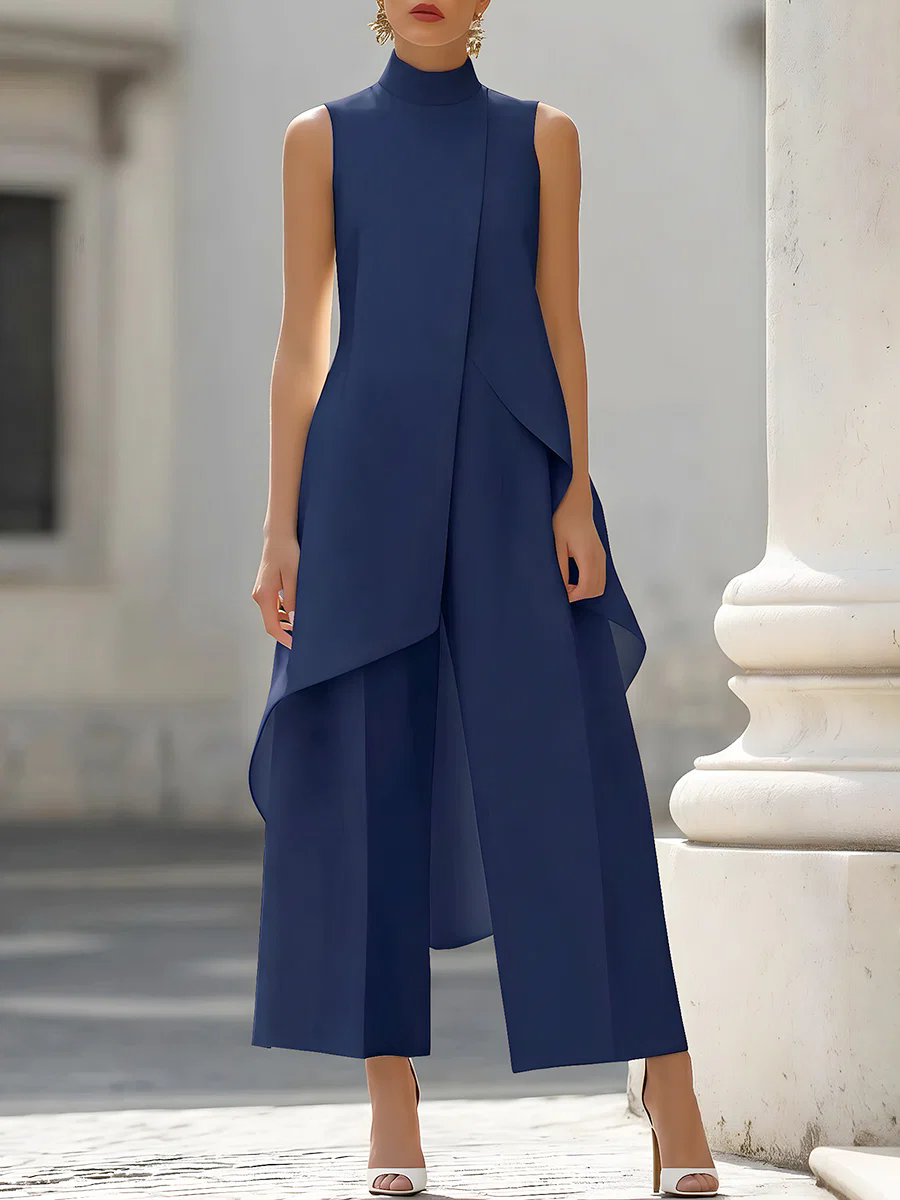 Mono sin mangas con cuello alt - Women Formal Wear Pants reseña y precio