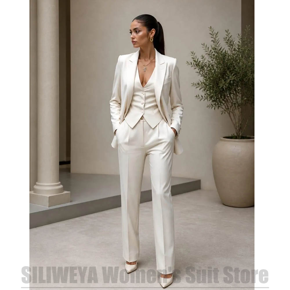 Conjunto de traje de 3 piezas  - Women Formal Wear Vest reseña y precio